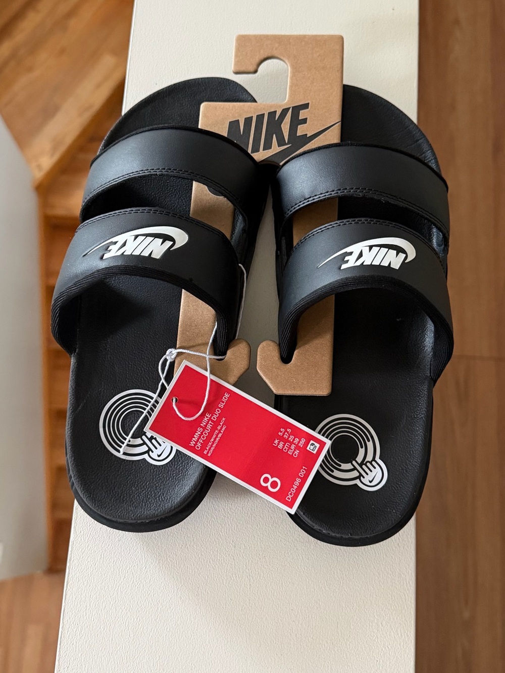Brand new “Nike”(off court duo slide)slippers for women.Size-8,color-black 🖤 - Picture 7 of 8